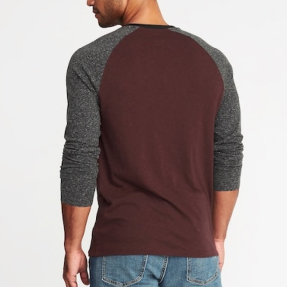 Old Navy Color Block Raglan Long Sleeve T-Shirt S - Picture 2 of 5